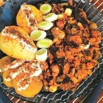 Свинина тушеная с грибами