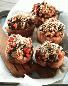 Фаршированные шампиньоны